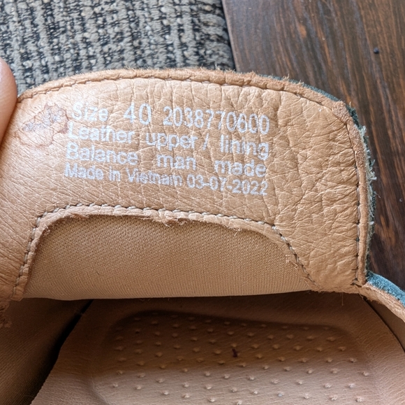 Dansko Lexie Green Leather Pointed Mule Flat Slip on Comfort Shoes - Picture 5 of 11